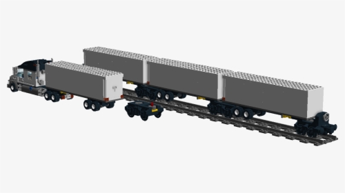 Train Rail Transport Rolling Stock Semi-trailer Truck - Railroad Car, HD Png Download, Transparent PNG