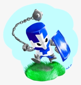Blue Knight From Castle Crashers, HD Png Download, Transparent PNG