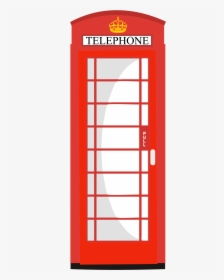 Transparent Red Phone Png - London Telephone Booth Clipart, Png Download, Transparent PNG