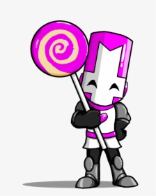 Castle Crashers Pink Knight By Angryoldbat-d6qyx9s, HD Png Download, Transparent PNG