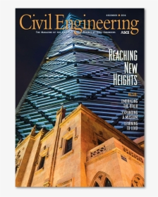 Civil Engineering Magazine Cover - Reforma Tower Mexico City, HD Png Download, Transparent PNG