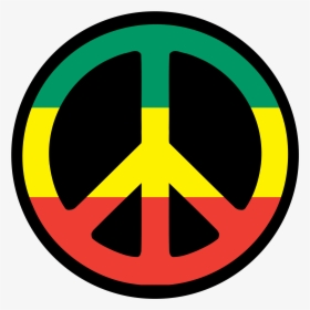The Vietnam War - Rasta Peace Sign, HD Png Download, Transparent PNG
