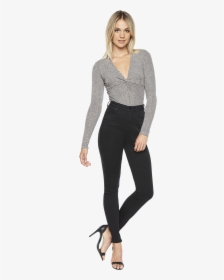 Carmella Bodysuit In Colour Frost Gray - Photo Shoot, HD Png Download, Transparent PNG