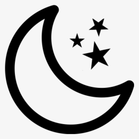 Moon And Star Vector Png Clipart , Png Download - Moon And Stars Svg, Transparent Png, Transparent PNG