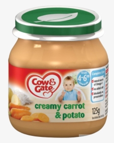 Cow & Gate Creamed Carrot & Potato Baby Food Jar For - Peanut Butter, HD Png Download, Transparent PNG