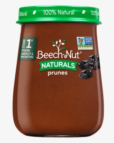 Naturals Prunes Jar - Beech Nut Baby Food Prunes, HD Png Download, Transparent PNG