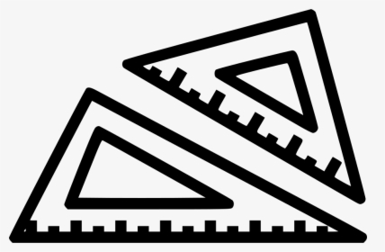 Design Rule Shape Triangle Geometry Maths Tool - Rule Shapes, HD Png Download, Transparent PNG