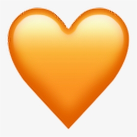 Emoji Heart Vector Graphics Clip Art Image - Orange Heart Emoji Png, Transparent Png, Transparent PNG