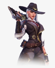 Ashe Portrait2 - Ashe Overwatch Full Body, HD Png Download, Transparent PNG