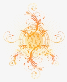 Color Naranja Vector Png , Png Download - Fantasy Sun Symbol, Transparent Png, Transparent PNG