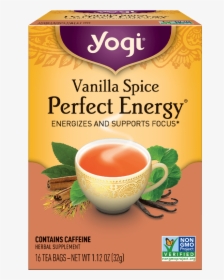 Yogi Vanilla Spice Perfect Energy Tea, HD Png Download, Transparent PNG