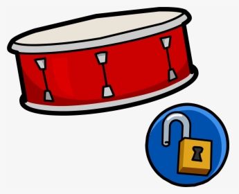 Snare Drum Unlockable Clothing Icon Id - Transparent Snare Drum Cartoon, HD Png Download, Transparent PNG