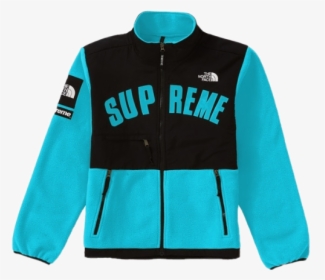 Supreme The North Face Arc Logo Denali Fleece Jacket, HD Png Download, Transparent PNG