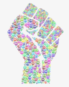 Fist, Hand, Clenched, Fingers, Peace, Sign, Symbol - Transparent Civil Rights Movement Png, Png Download, Transparent PNG