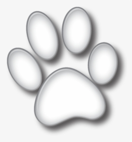 White Dog Paw Png - Transparent White Paw Print Png, Png Download, Transparent PNG