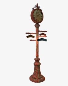 Clock Strassenuhr Timepiece Free Photo - Antique, HD Png Download, Transparent PNG