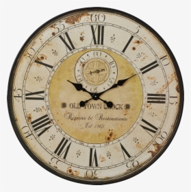 Clock Png Hd Background - Vintage Clock Face Png, Transparent Png, Transparent PNG