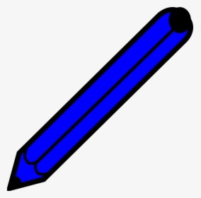 Blue Pencil Svg Clip Arts - Cartoon Blue Pencils Png, Transparent Png, Transparent PNG