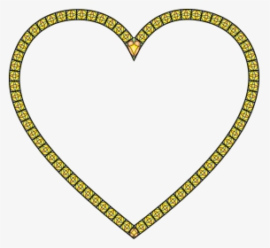 Stained Glass Heart Clip Arts - Png Heart Frame, Transparent Png, Transparent PNG