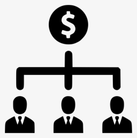 Dollar People Group Salary Teamwork - Hierarchy Clipart Transparent, HD Png Download, Transparent PNG