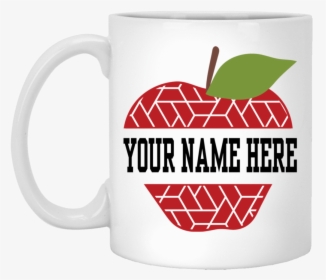 Personalized Apple Teacher Gift Coffee Mug - Jack Skellington Nightmare Before Coffee, HD Png Download, Transparent PNG