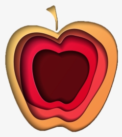 Teacher S Apple - Heart, HD Png Download, Transparent PNG