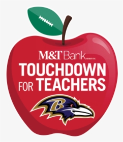 Touchdownforteacherslogo - Baltimore Ravens, HD Png Download, Transparent PNG