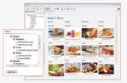 Meal Planner Software, HD Png Download, Transparent PNG