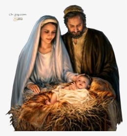 Holy Family, Merry Christmas Jesus, Mary Christmas, - Merry Christmas Holy Family, HD Png Download, Transparent PNG