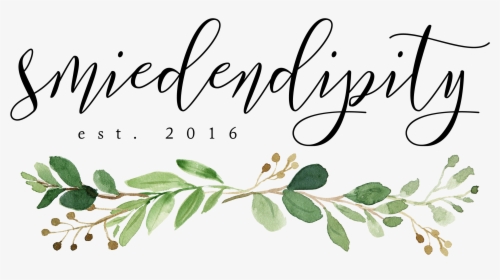 Smiedendipity - Watercolor Greenery Wedding Invitations, HD Png Download, Transparent PNG