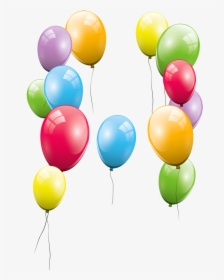 Large Transparent Balloons Clipart Picture - Transparent Birthday Balloon Gif, HD Png Download, Transparent PNG