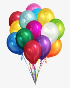 Bunch Of Clip Art - Transparent Background Bunch Of Balloons, HD Png Download, Transparent PNG