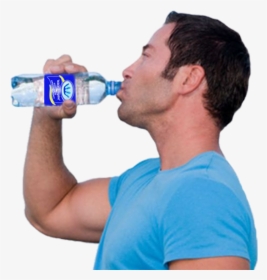 Pure Drinking Water Png - Drinking A Water Bottle, Transparent Png, Transparent PNG