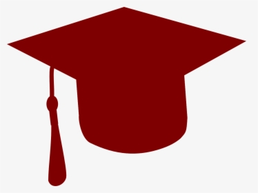 Maroon Graduation Cap Clipart, HD Png Download, Transparent PNG