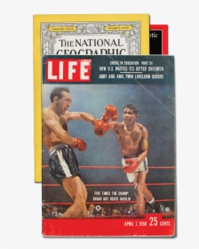 3 Magazines - Sugar Ray Robinson Color, HD Png Download, Transparent PNG