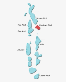 Raa Atoll Maldives Map, HD Png Download, Transparent PNG