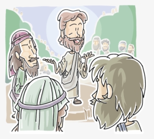 Jesus Walking With His Disciples Clipart, HD Png Download, Transparent PNG