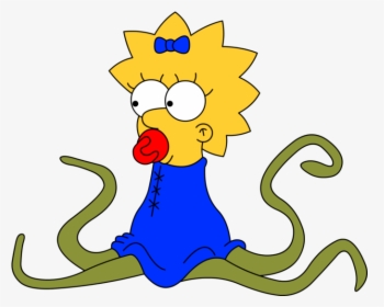 Maggie Simpson Marge Simpson Bart Simpson Lisa Simpson - Maggie Treehouse Of Horror, HD Png Download, Transparent PNG