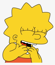 Aesthetic Happy Lisa Simpson, HD Png Download, Transparent PNG