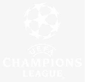 Champions League Logo Png - Uefa Champions League Logo Png White Transparent, Png Download, Transparent PNG