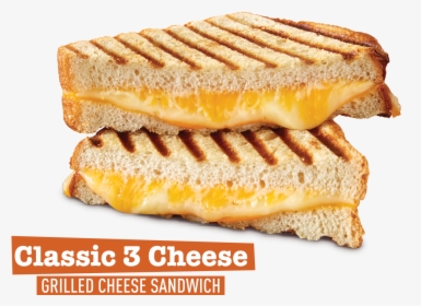 Classic 3 Cheese Grilled Cheese - Grilled Cheese Sandwich Png, Transparent Png, Transparent PNG