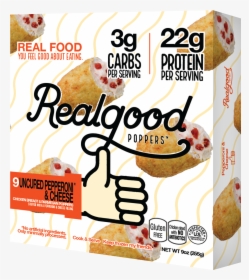 Real Good Foods Poppers, HD Png Download, Transparent PNG