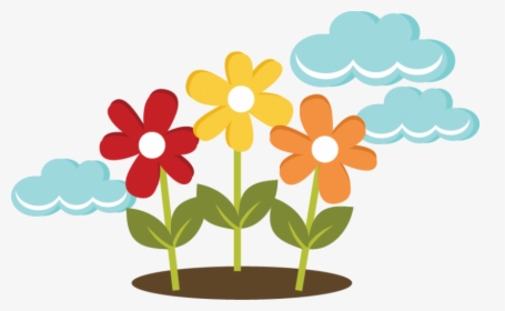 Transparent Cute Cloud Png - Flowers And Clouds Clipart, Png Download, Transparent PNG