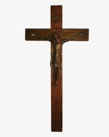 Cross Crucifix Wood Clip Art - Crucifix Png, Transparent Png, Transparent PNG