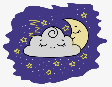 Meteorological Phenomenon,cloud,cartoon - Caftoon Sleep Star Transparent, HD Png Download, Transparent PNG
