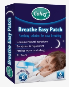 Colief Breath Easy Patch - Colief Breathe Easy Patch, HD Png Download, Transparent PNG