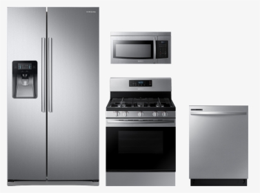 Stainless Steel Stove And Fridge, HD Png Download, Transparent PNG