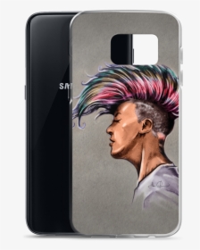Punk Rock Colorful Girl Samsung Case - Iphone, HD Png Download, Transparent PNG