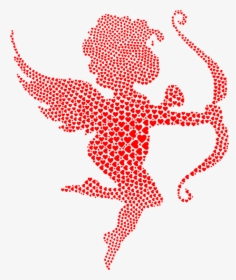 Transparent Cupid Clipart - Cupid Silhouette Clip Art, HD Png Download, Transparent PNG