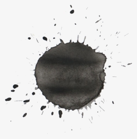 Watercolor Splashes Png Download - Transparent Watercolor Splash Gray, Png Download, Transparent PNG
